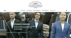 Desktop Screenshot of demarcofashions.com